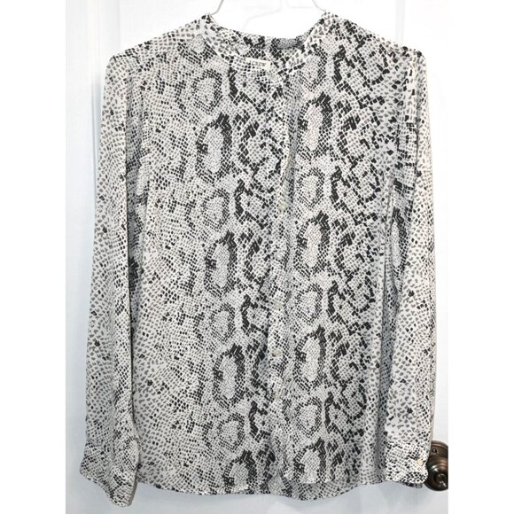 J Crew Tops - J Crew Womens Long Sleeve Blouse Size Large